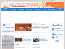 Tablet Screenshot of eglisecatholiquesaintouen.com